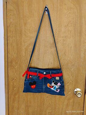 Small Denim Bag -Handmade- New with tags